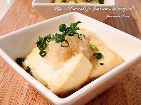 エアーオーブン 揚げ出し豆腐 レシピ 作り方 By ジャカランダ 楽天レシピ
